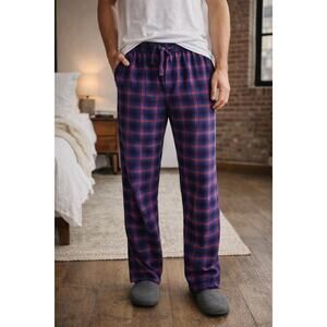 2 for 1 Gap Mens Plaid Pajama Pants Red and Blue M